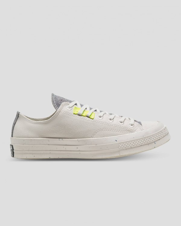 Converse Chuck 70 Renew Regrind Foxing Beige Sko Danmark - Converse Lave Sneakers Herre - 49812LZDJ